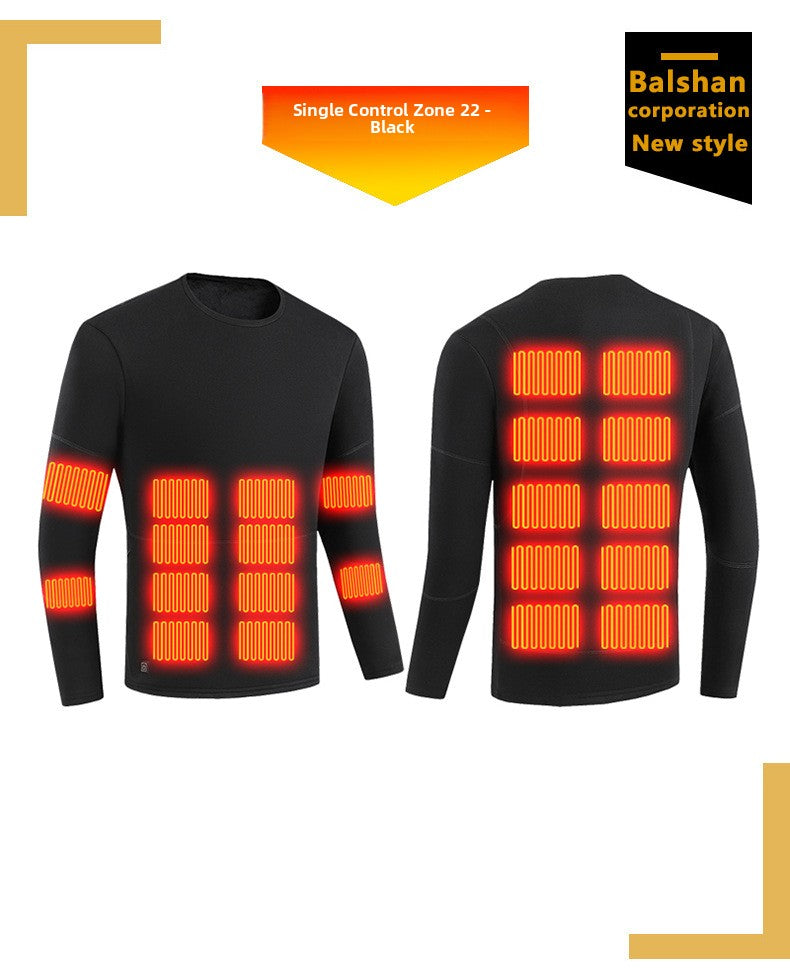 USB-Heated Thermal Underwear – Set, Top or Pants