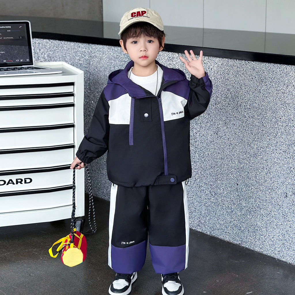 Boys' Hooded Two-Piece Outfit — detail view 6