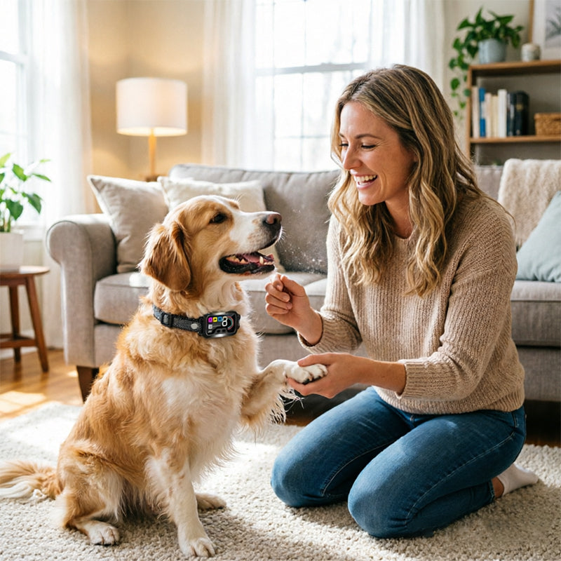 Rechargeable Bark-Control Collar | Adjustable Sensitivity