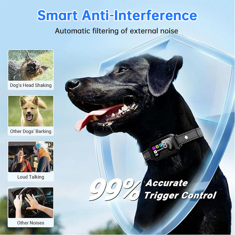 Rechargeable Bark-Control Collar | Adjustable Sensitivity
