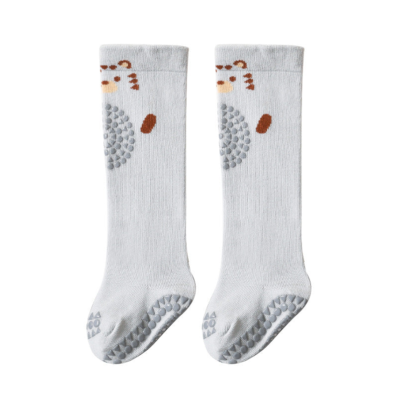 Baby & Toddler Cotton-Blend Knee-High Grip Socks