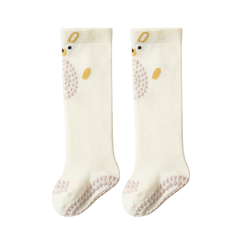 Baby & Toddler Cotton-Blend Knee-High Grip Socks