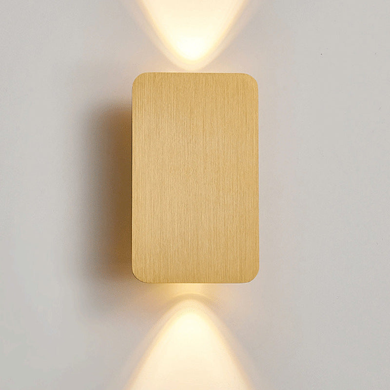 Brushed Aluminium LED Wall Lamp – Up & Down Lighting