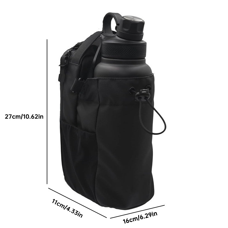 Magnetic Gym Organizer Bag with Phone & Bottle Pockets