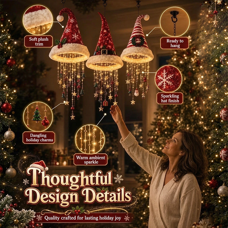Santa Hat LED Hanging Decoration | Christmas Styles