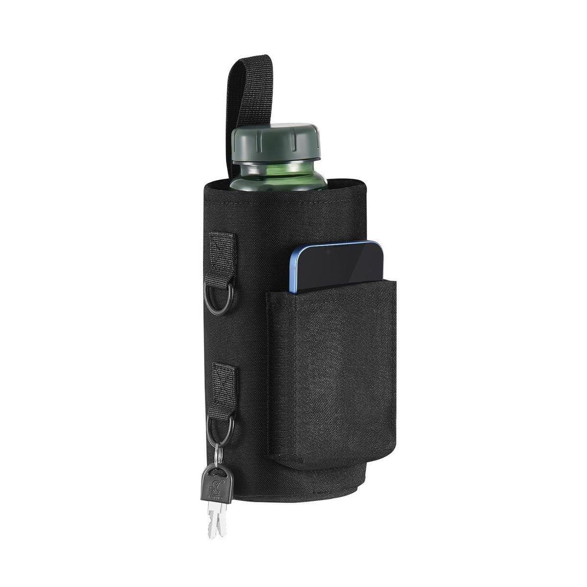 Magnetic Gym Organizer Bag with Phone & Bottle Pockets