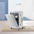 Front-Opening Suitcase with TSA Lock & Brake Wheels — detail view 5
