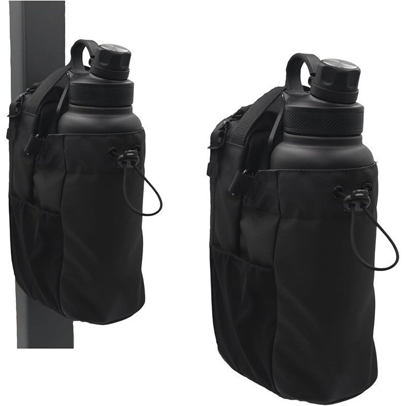 Magnetic Gym Organizer Bag with Phone & Bottle Pockets