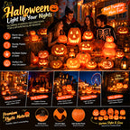 Lighted Pumpkin Lantern | Halloween Decoration