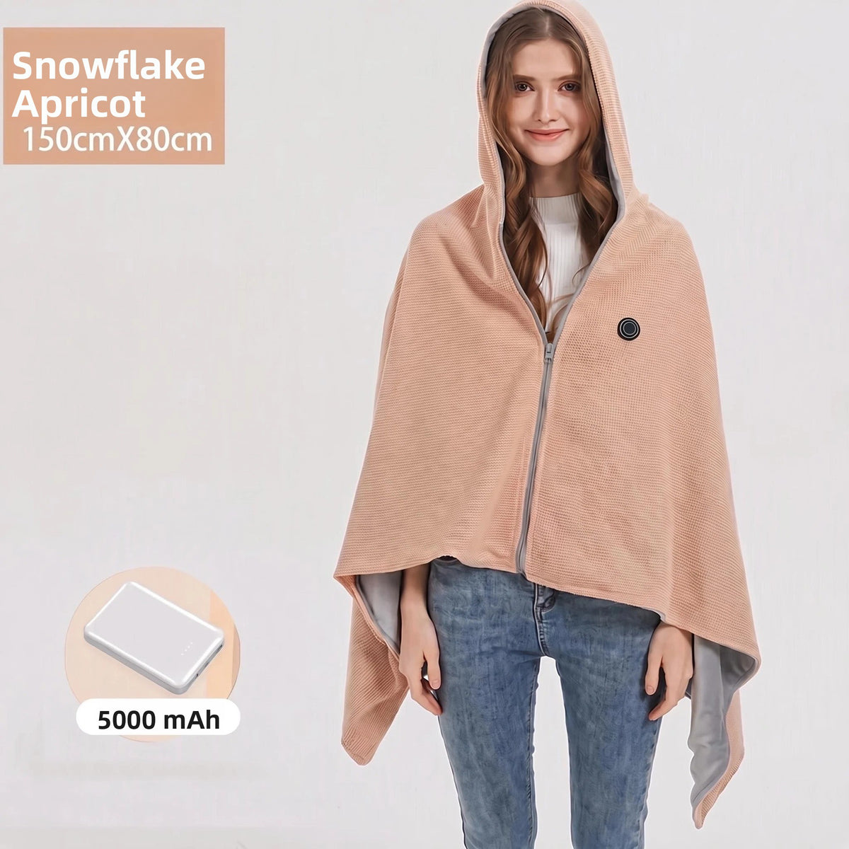USB Heated Wrap Blanket | 150 × 80 cm