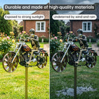 Metal Motorcycle Wind Spinner | Garden Decoration