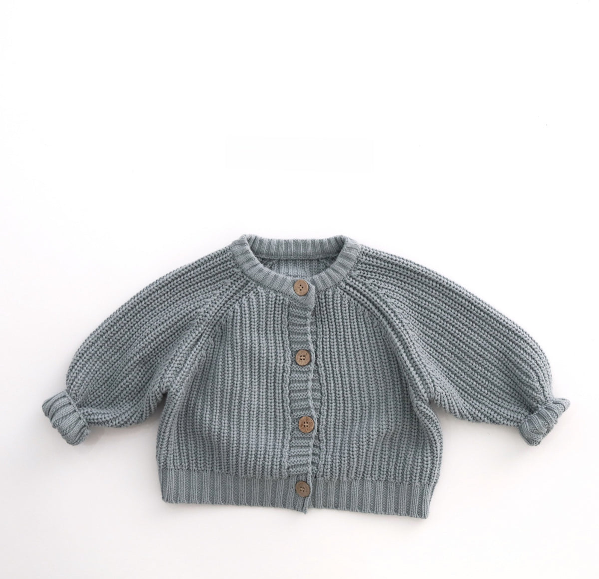 Kids' Chunky-Knit Cotton Crew-Neck Sweater