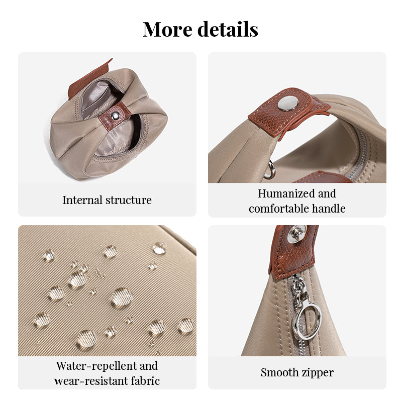 Nylon Everyday Tote Bag with Inner Pocket