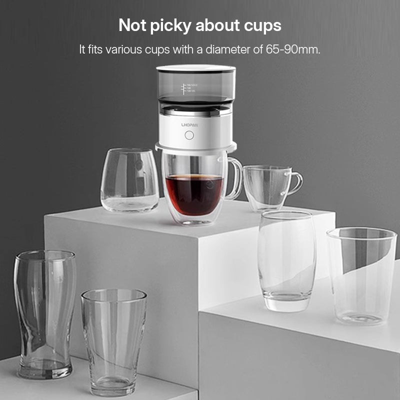 Portable Battery-Powered Coffee Drip Brewer