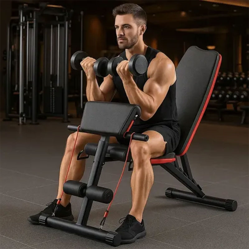 Adjustable Folding Weight Bench for Home Workouts