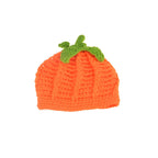 Baby Pumpkin Knitted Hat – Orange