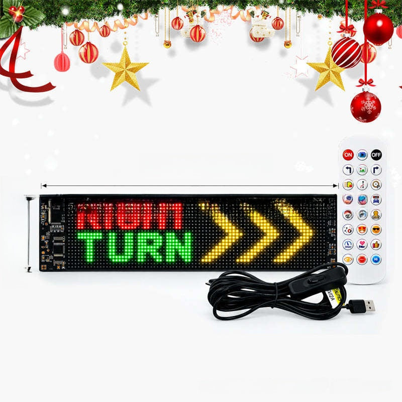 Flexible LED Display with App Control – Custom Text & Animations