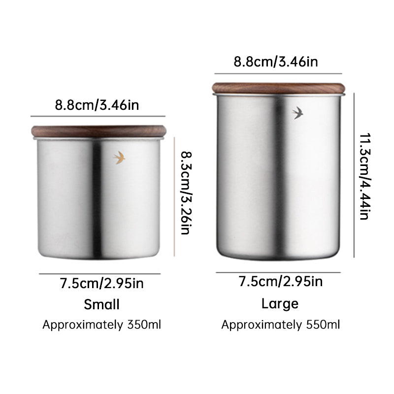 Stainless Steel Tea & Matcha Canister — detail view 11