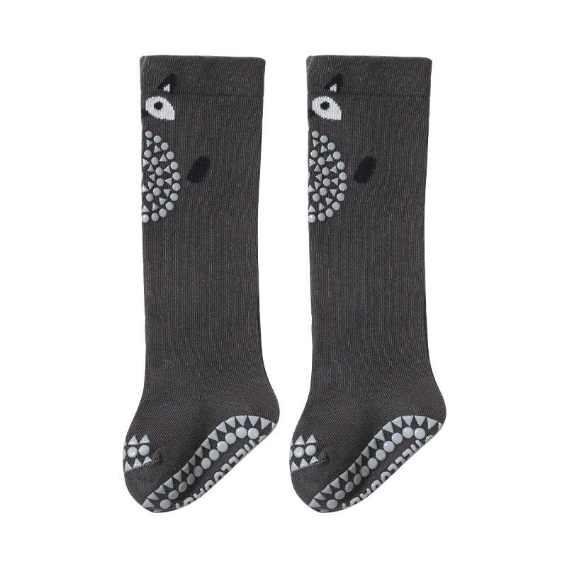 Baby & Toddler Cotton-Blend Knee-High Grip Socks