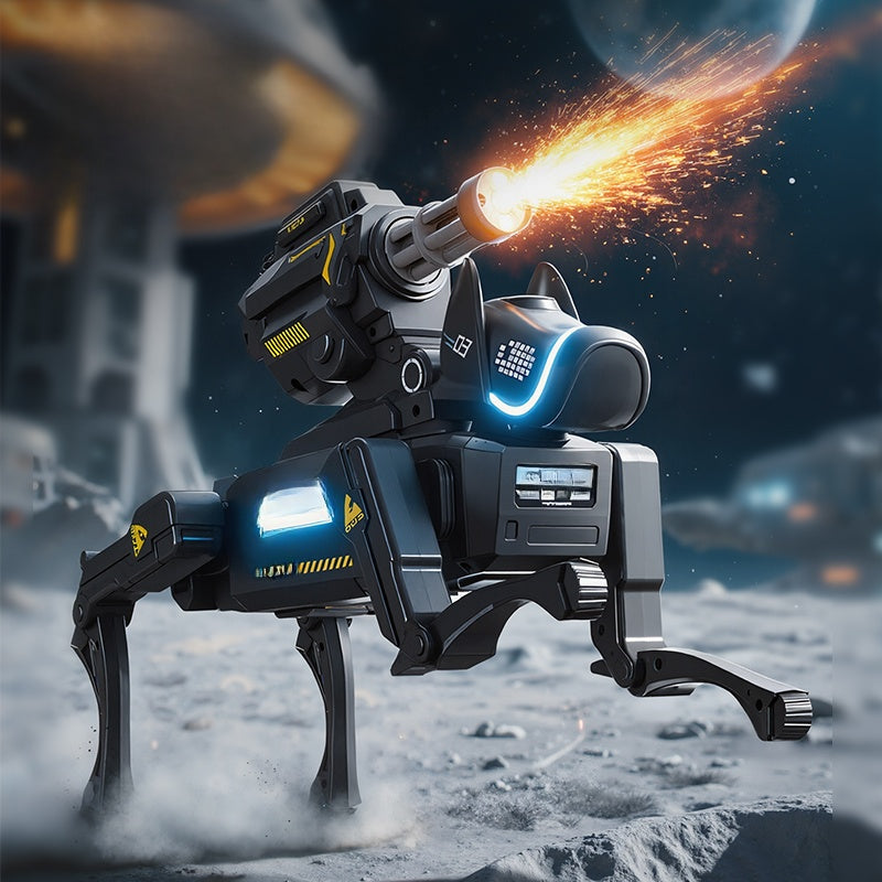 Robot Dog | Black Water-Bead Version & Battery Options