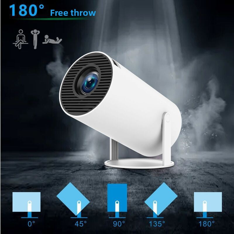 Home Projector | Wired & Wireless Screen-Sharing Options