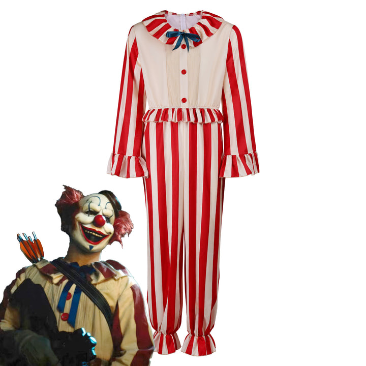 Cornfield Horror Clown Costume – Sizes XS–3XL