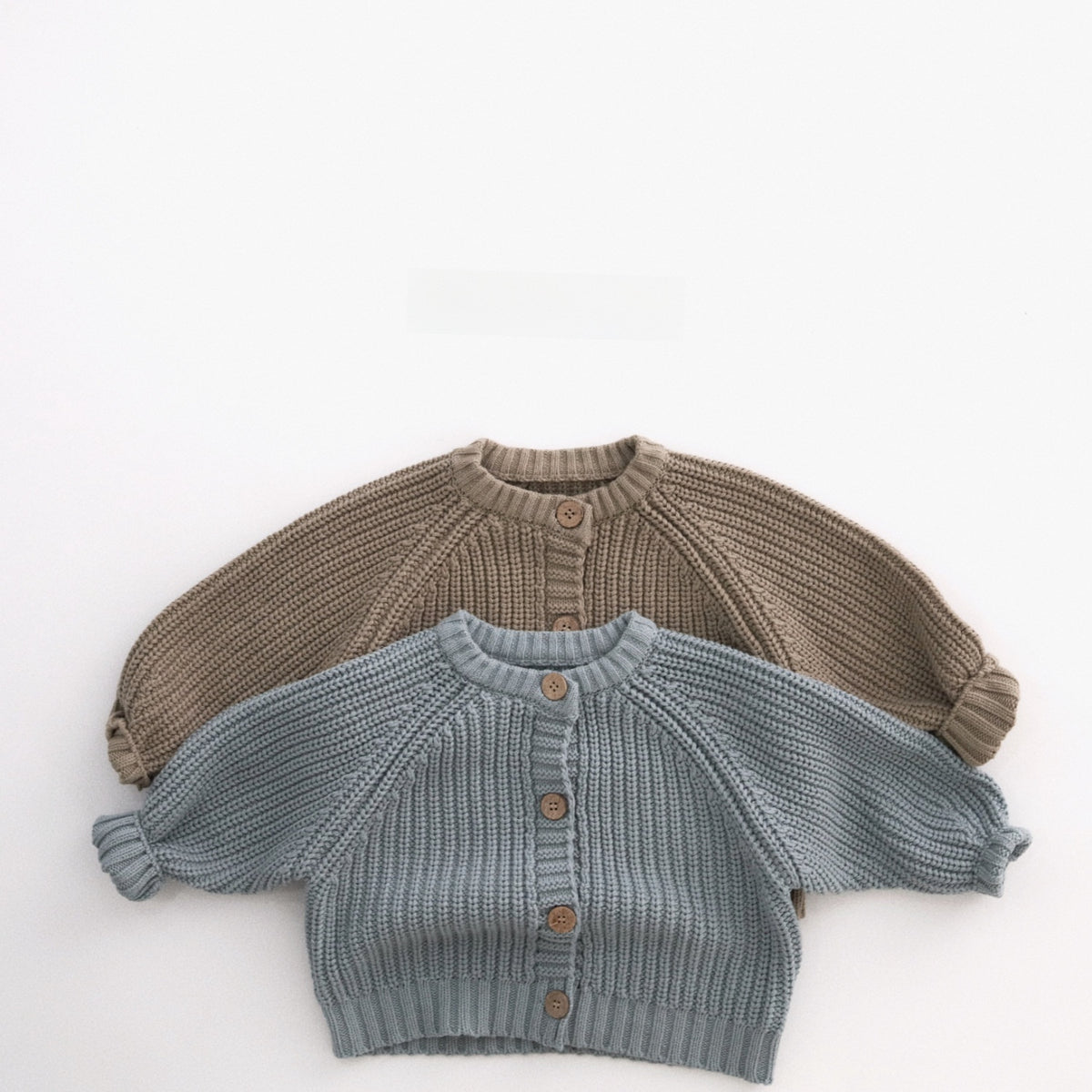 Kids' Chunky-Knit Cotton Crew-Neck Sweater