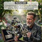 Metal Motorcycle Wind Spinner | Garden Decoration