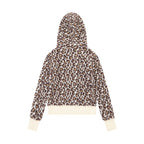 Leopard-Print Hooded Knit Sweater — detail view 2