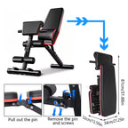 Adjustable Folding Weight Bench for Home Workouts