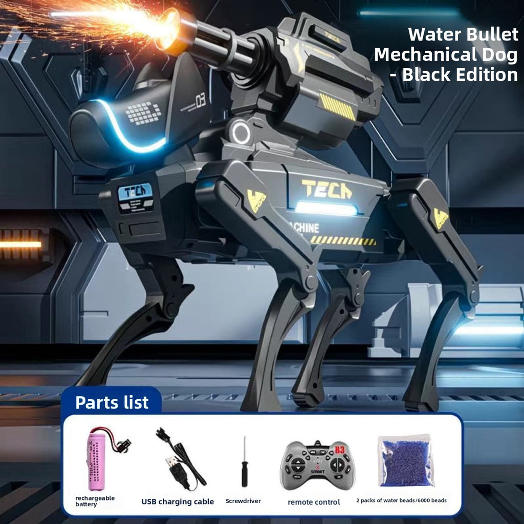 Robot Dog | Black Water-Bead Version & Battery Options