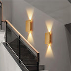 Brushed Aluminium LED Wall Lamp – Up & Down Lighting