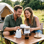 Portable Battery-Powered Coffee Drip Brewer