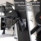 Magnetic Gym Organizer Bag with Phone & Bottle Pockets