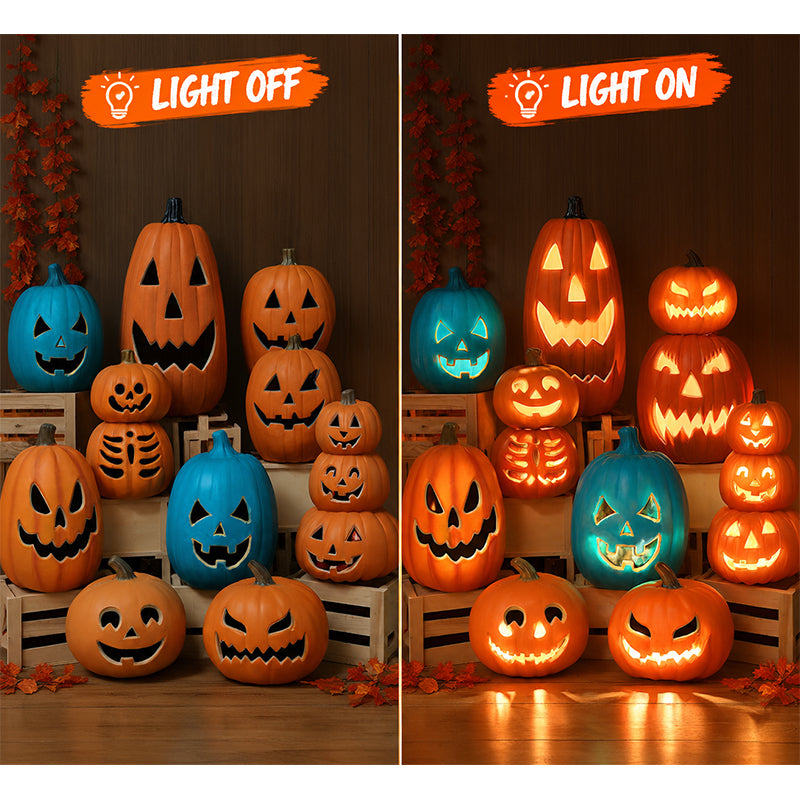Lighted Pumpkin Lantern | Halloween Decoration