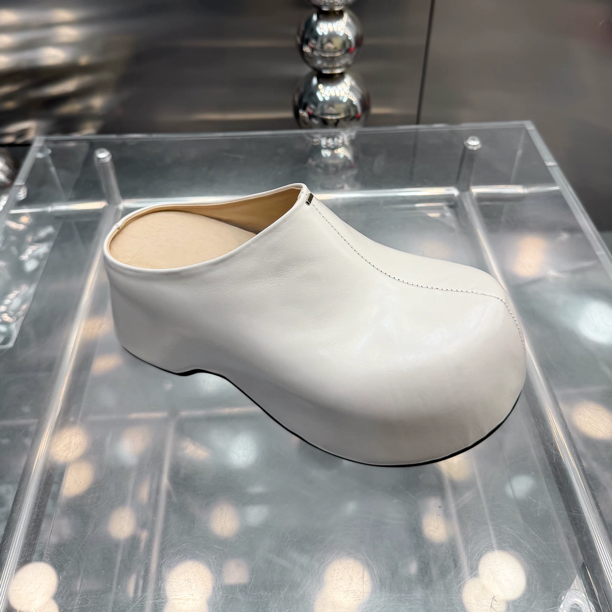 Platform Sandals | Black & White, Sizes 35–40