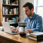 Portable Battery-Powered Coffee Drip Brewer