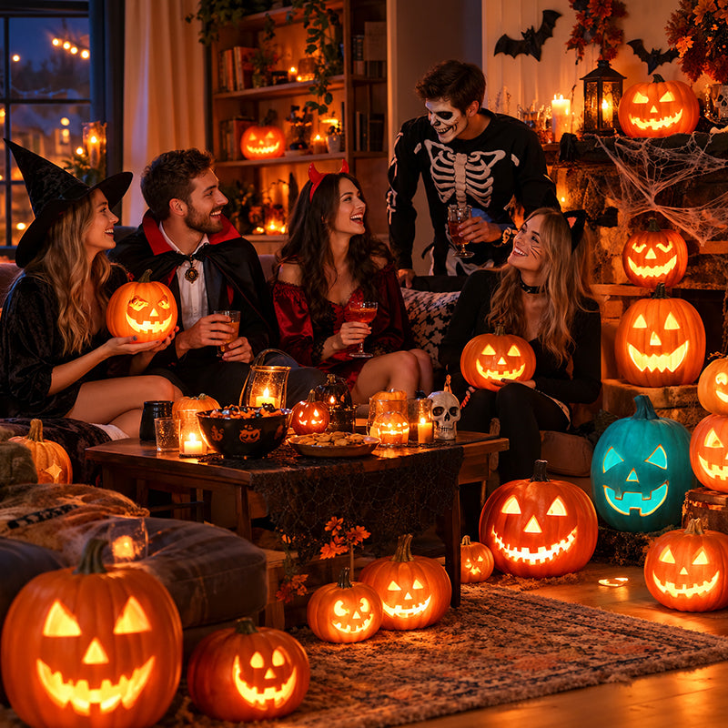Lighted Pumpkin Lantern | Halloween Decoration
