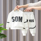 Boys' Letter-Print Two-Piece Outfit — product view