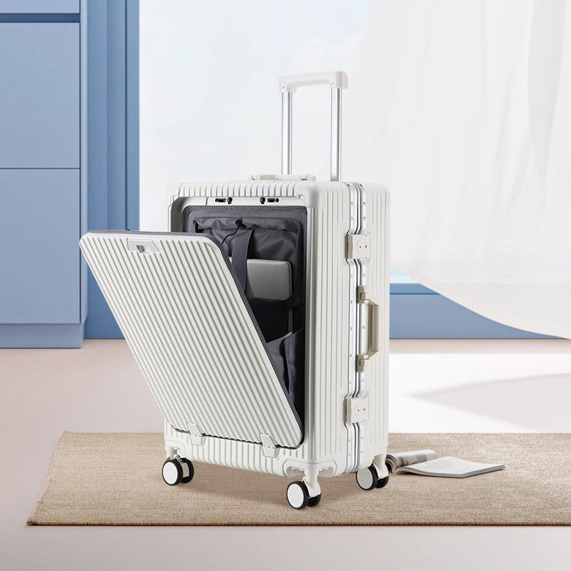 Front-Opening Suitcase with TSA Lock & Brake Wheels — detail view 15