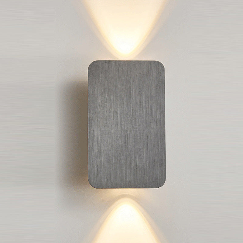 Brushed Aluminium LED Wall Lamp – Up & Down Lighting