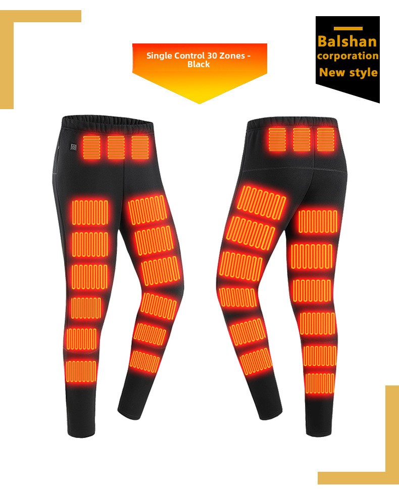 USB-Heated Thermal Underwear – Set, Top or Pants