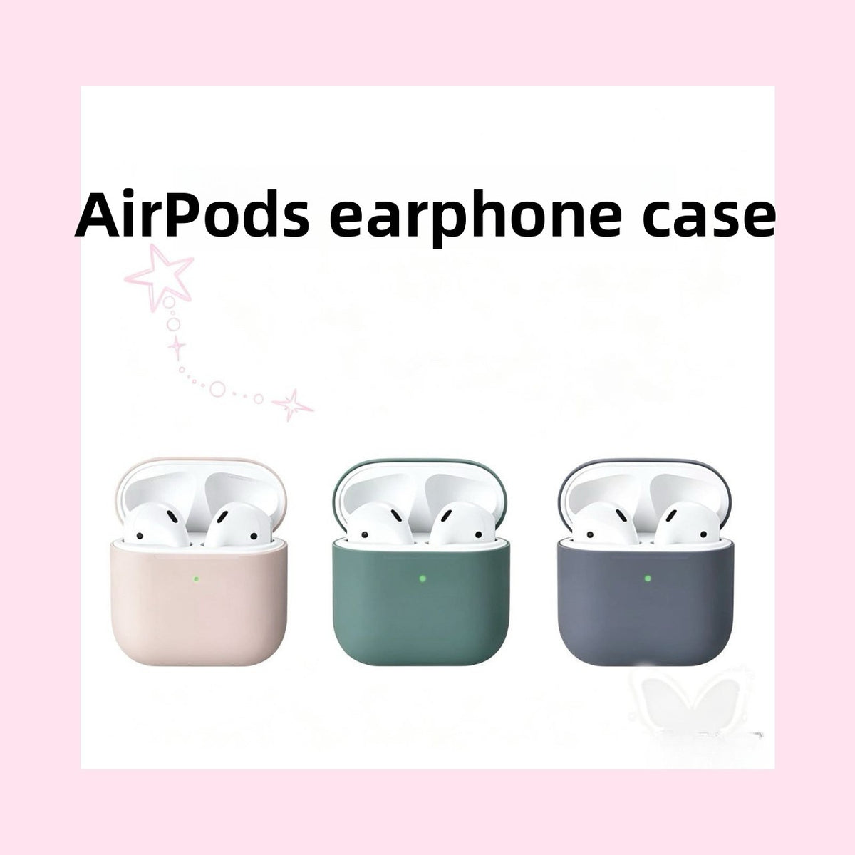 Silicone Case Cover for AirPods 3, 4, Pro 2 & Pro 3