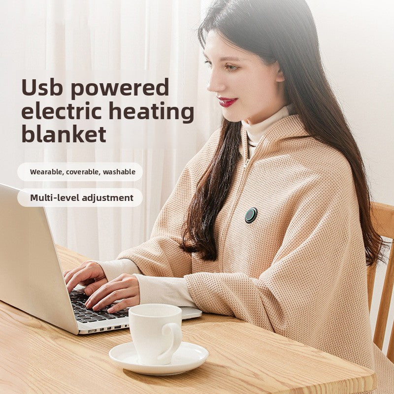 USB Heated Wrap Blanket | 150 × 80 cm