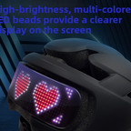 LED-Fahrradhelm für draußen