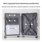Front-Opening Suitcase with TSA Lock & Brake Wheels — detail view 3