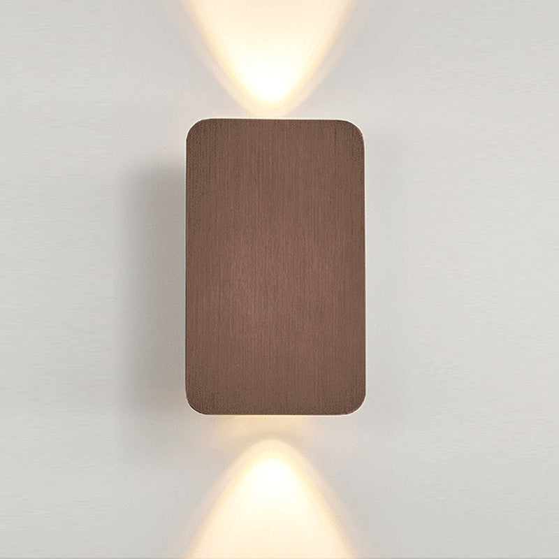 Brushed Aluminium LED Wall Lamp – Up & Down Lighting