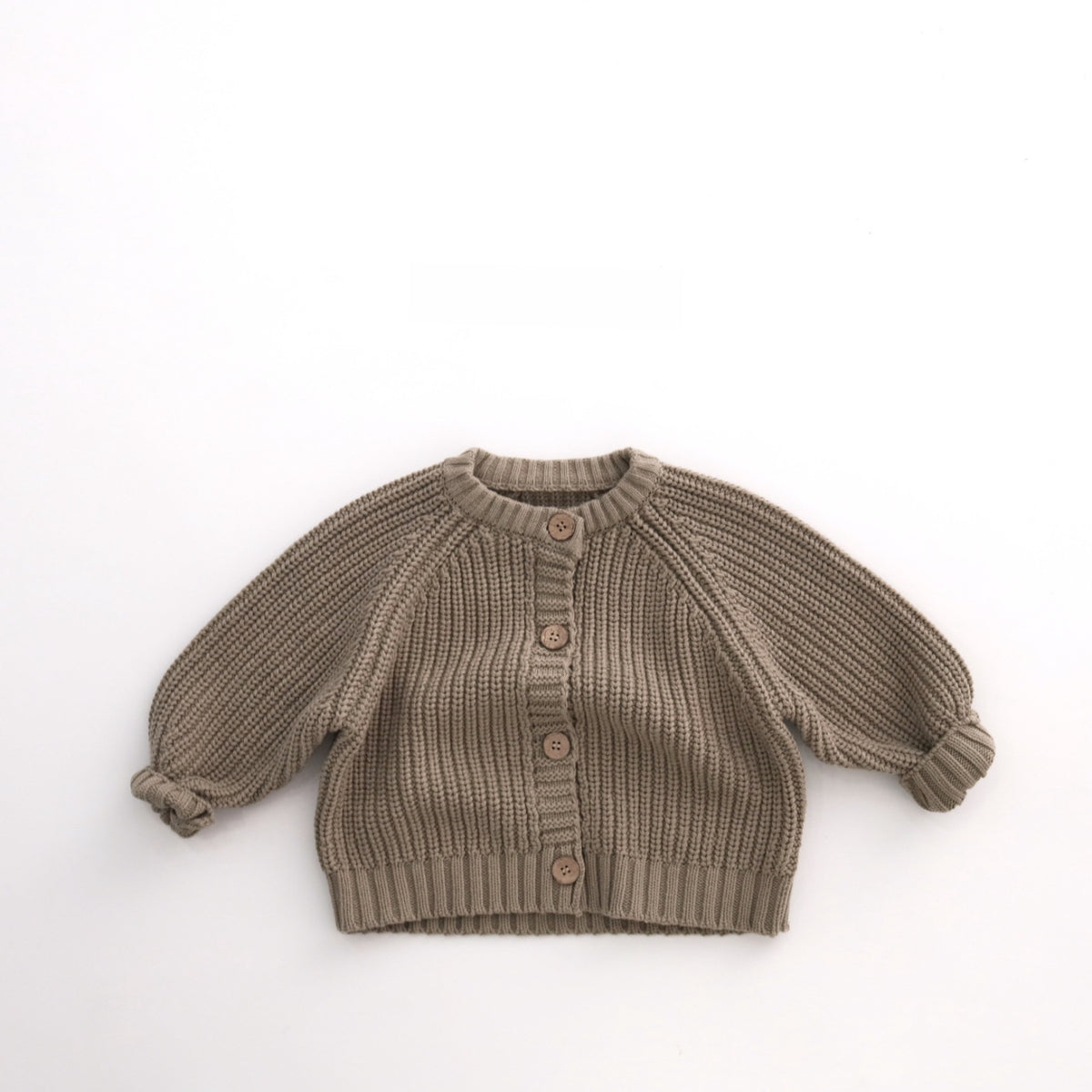 Kids' Chunky-Knit Cotton Crew-Neck Sweater