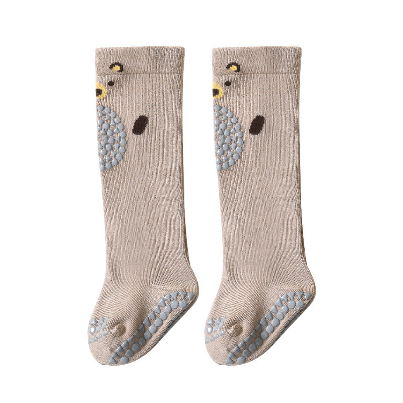 Baby & Toddler Cotton-Blend Knee-High Grip Socks