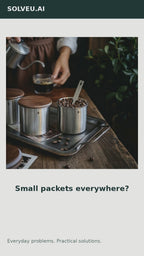 Stainless Steel Tea & Matcha Canister | 400 & 600 ml — everyday problem and solution